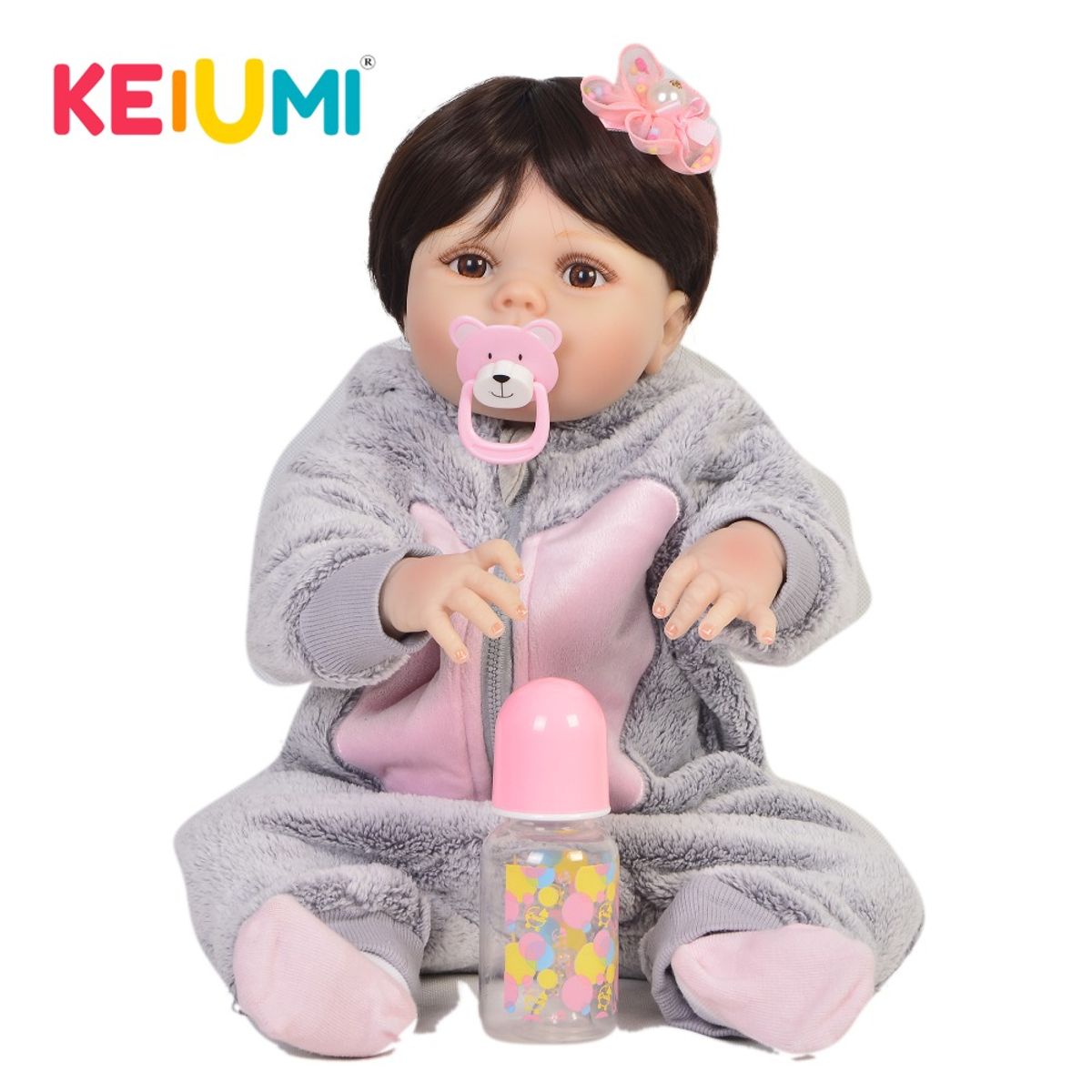 TIOZONEY - Muñeca bebe reborn vinilo de silicona juguetes