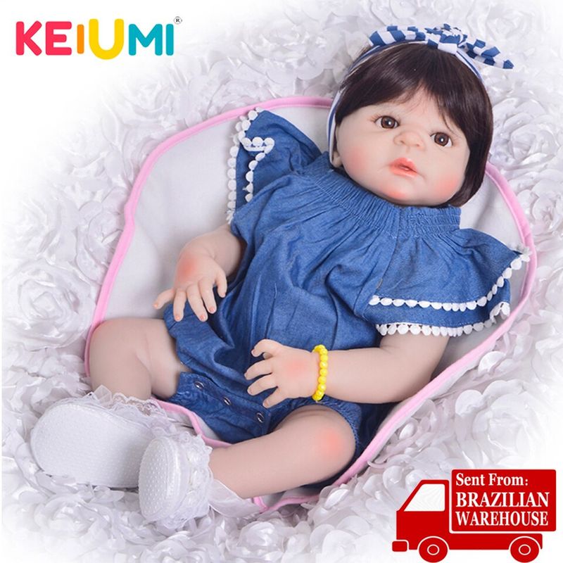TIOZONEY - Muñeca bebe reborn vinilo de silicona juguetes