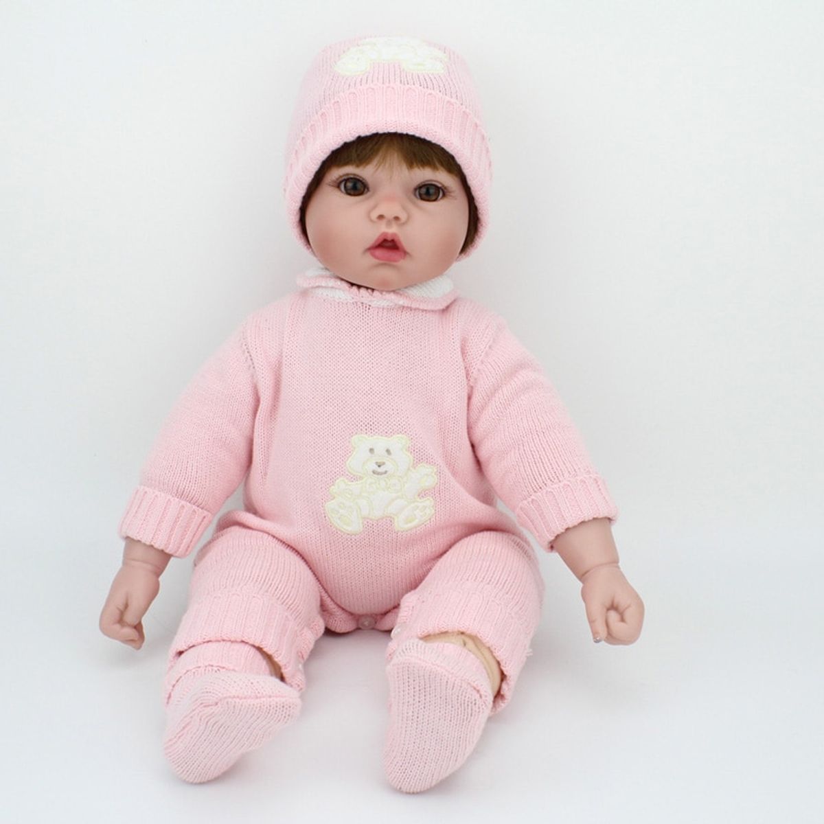 TIOZONEY - Muñeca bebe reborn vinilo de silicona juguetes