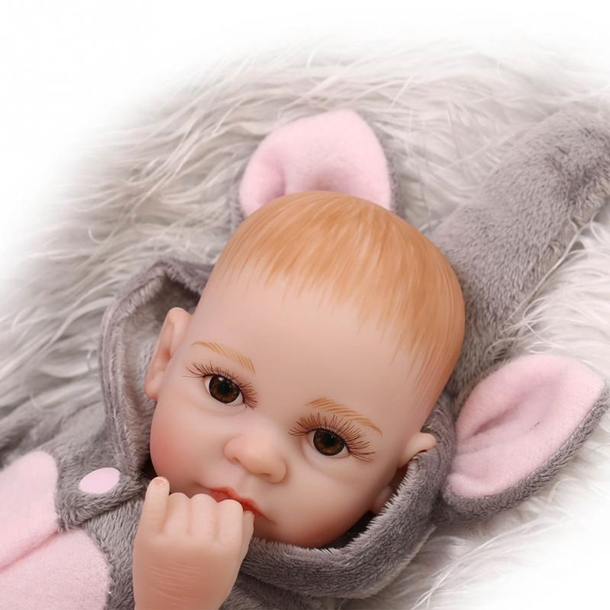 TIOZONEY - Muñeca bebe reborn vinilo de silicona juguetes