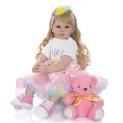 TIOZONEY - Muñeca bebe reborn vinilo de silicona juguetes