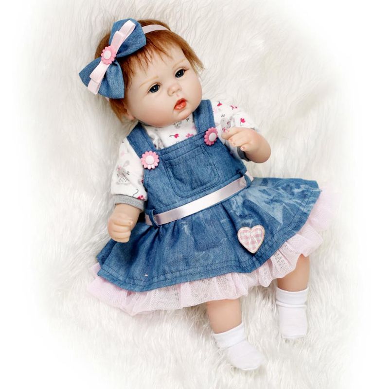 TIOZONEY - Muñeca bebe reborn vinilo de silicona juguete