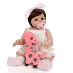 TIOZONEY - Muñeca bebe reborn vinilo de silicona juguetes