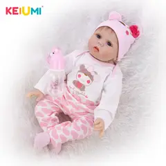 TIOZONEY - Muñeca bebe reborn vinilo de silicona juguetes