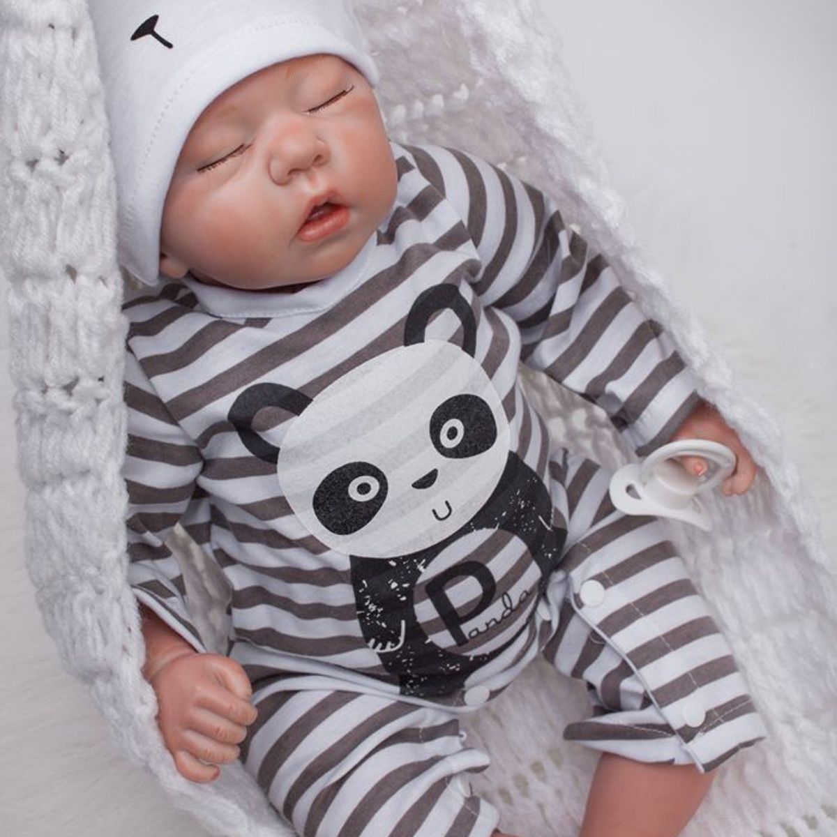 TIOZONEY - Muñeca bebe reborn vinilo de silicona juguetes