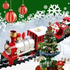 TIOZONEY - Clásico tren navideño de música eléctrica