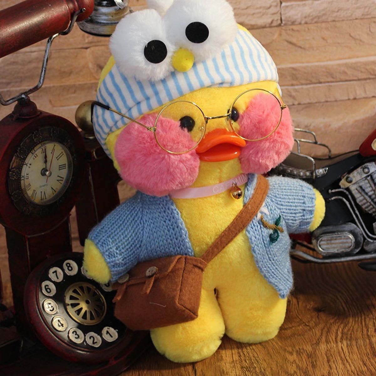 TIOZONEY - Juguete De Peluche De Pato Lalafanfan De 30 Cm Para Niños Ka