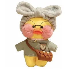 TIOZONEY - Juguete De Peluche De Pato Lalafanfan De 30 Cm Para Niños Ka - Caqui