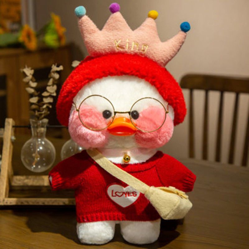TIOZONEY - Juguete De Peluche De Pato Lalafanfan De 30 Cm Para Niños Ka