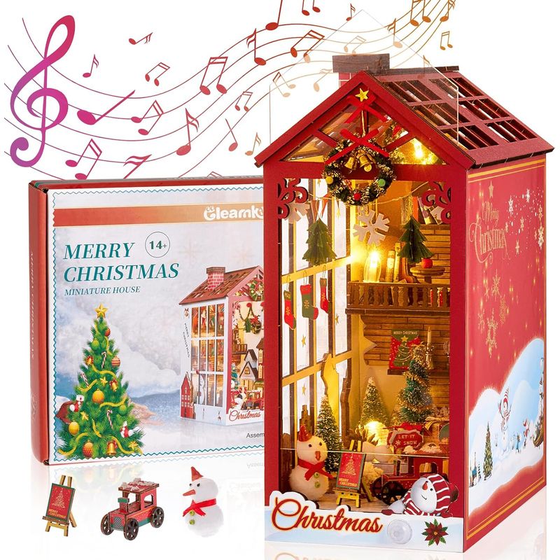 TIOZONEY - Kit de rincón de libro de Navidad