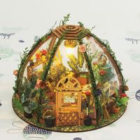 Kit de casa en miniatura para bricolaje LED