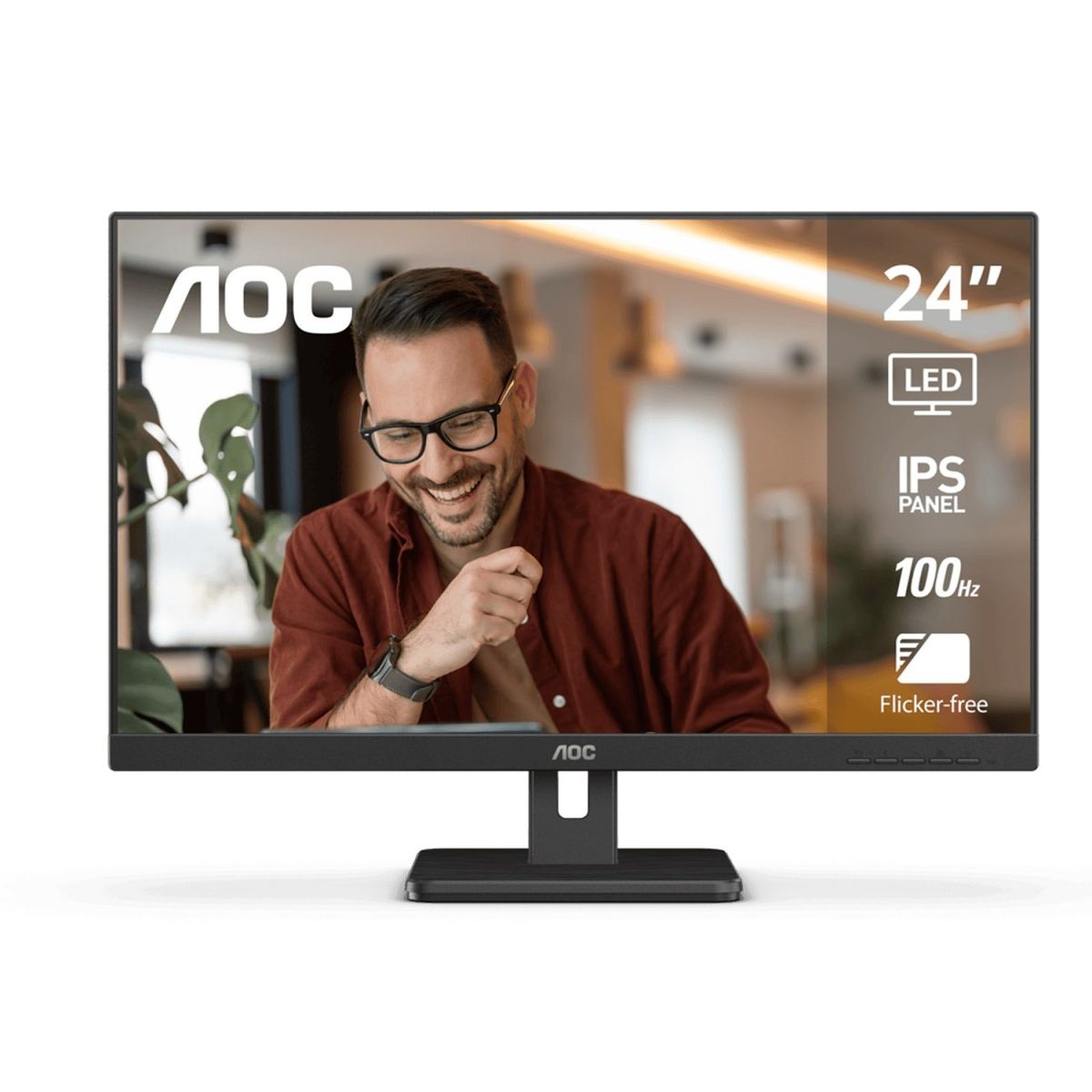 AOC - Monitor AOC 24" 100Hz FullHD Plano