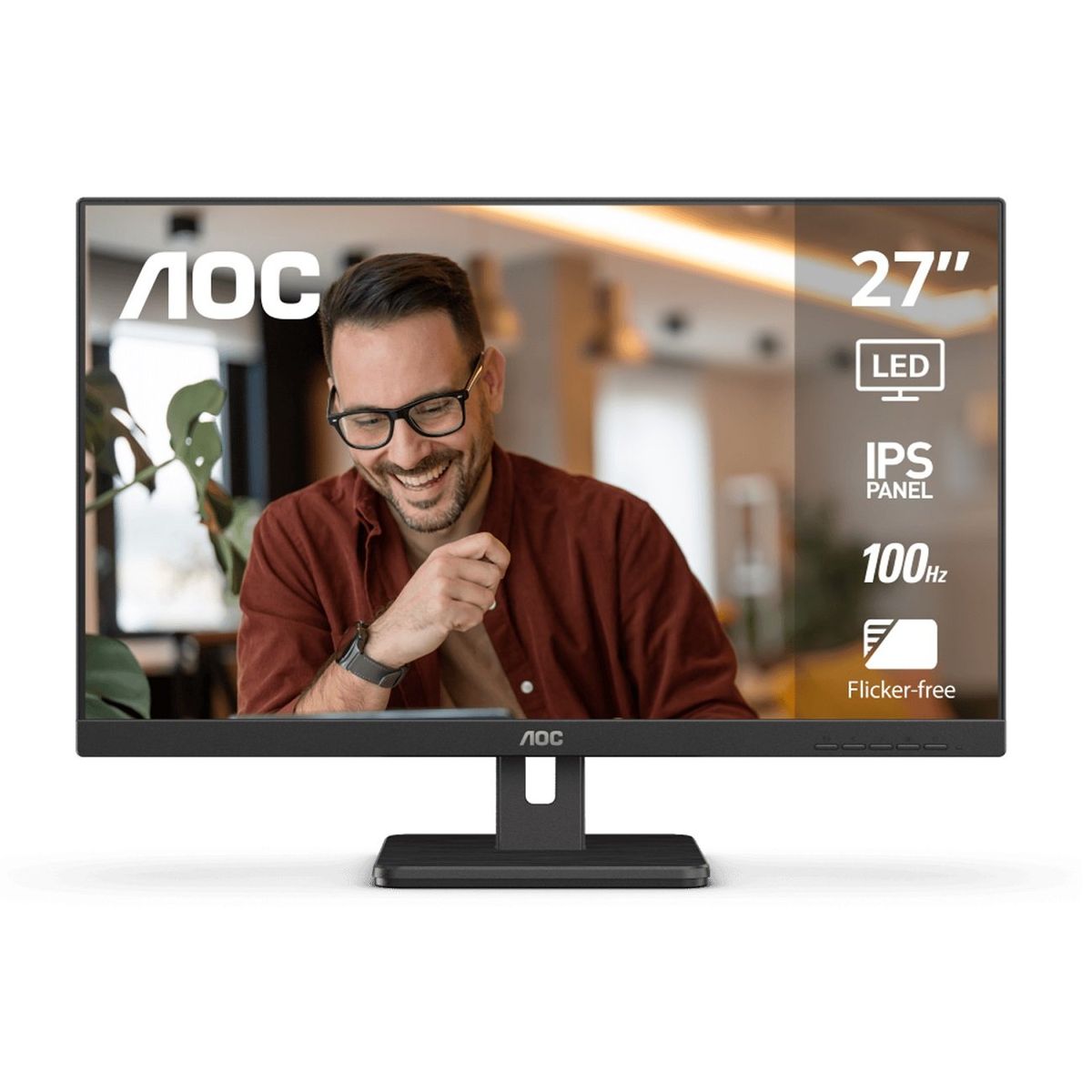 AOC - Monitor AOC 27" FullHD HDMI Plano