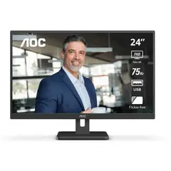 AOC - Monitor 24E3UM 23.8" FullHD D-Port,HDMI Plano