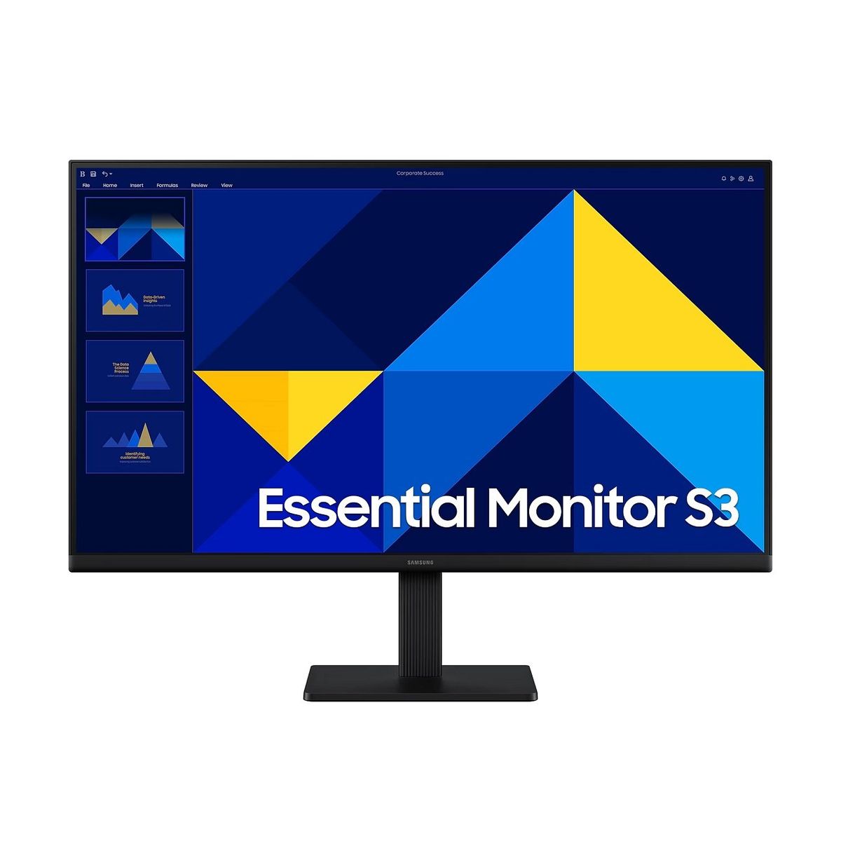 SAMSUNG - Monitor Samsung Essential S30GD 27" FullHD HDMI,VGA Plano