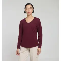 ELLESSE - POLERA MUJER LAURA BURGANDY