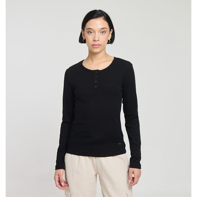 ELLESSE - POLERA MUJER ELLESSE LEDA NEGRO
