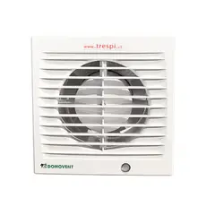 BLAUBERG - Extractor de aire para baño 4'' DOMOVENT 100 T con temporizador
