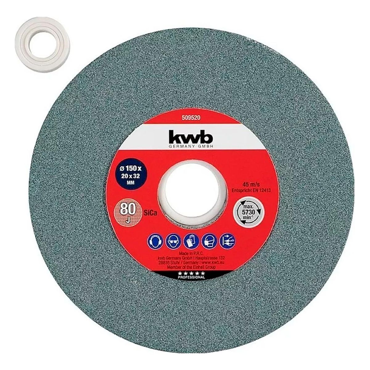 KWB - Piedra Esmeril De Banco Einhell 150x20x32mm Grano 80-509520