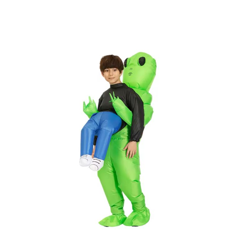 GENERICO - Disfraz Marciano Inflable Alien Infantil