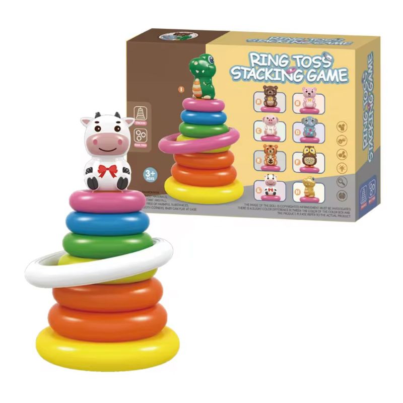 GENERICO - Juego De Exteriores Lanzamiento De Aros Apilables Para Niños