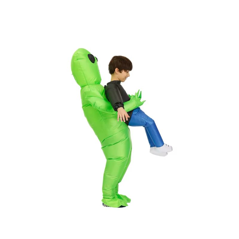 GENERICO - Disfraz Marciano Inflable Alien Infantil