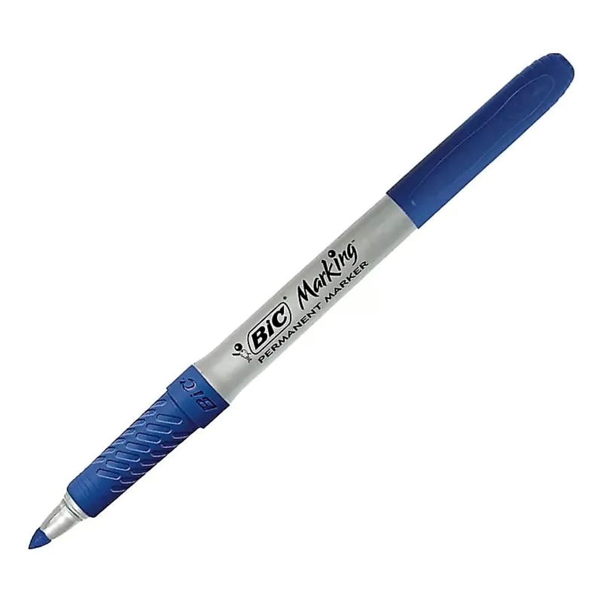 GENERICO - Marcador BIC Permanente Punta Fina Azul 1.1 mm 1 Unidad