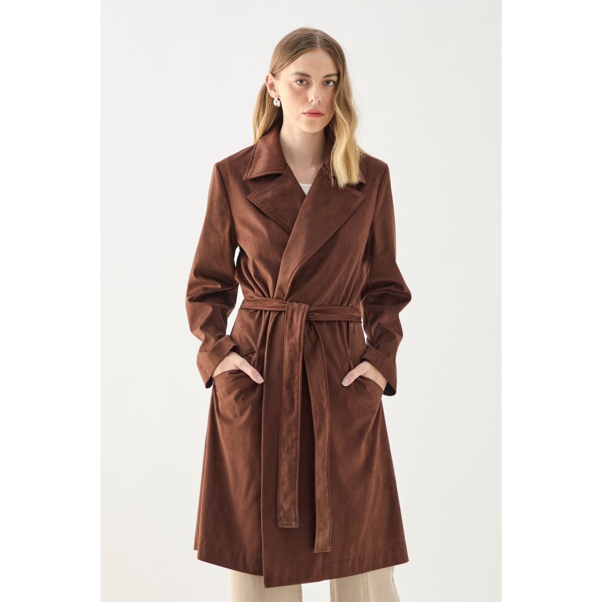 ASH - Trench Café Moro Mujer Ash