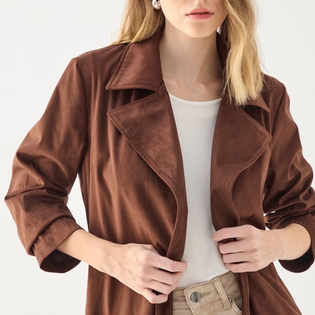 ASH - Trench Café Moro Mujer Ash