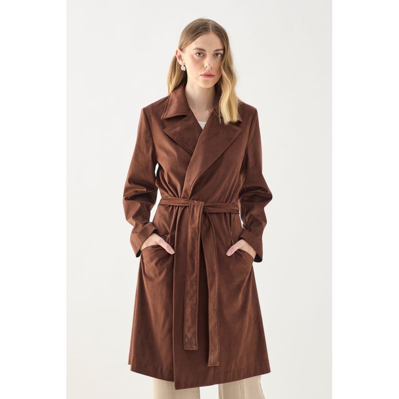 ASH - Trench Café Moro Mujer Ash