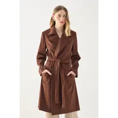 ASH - Trench Café Moro Mujer