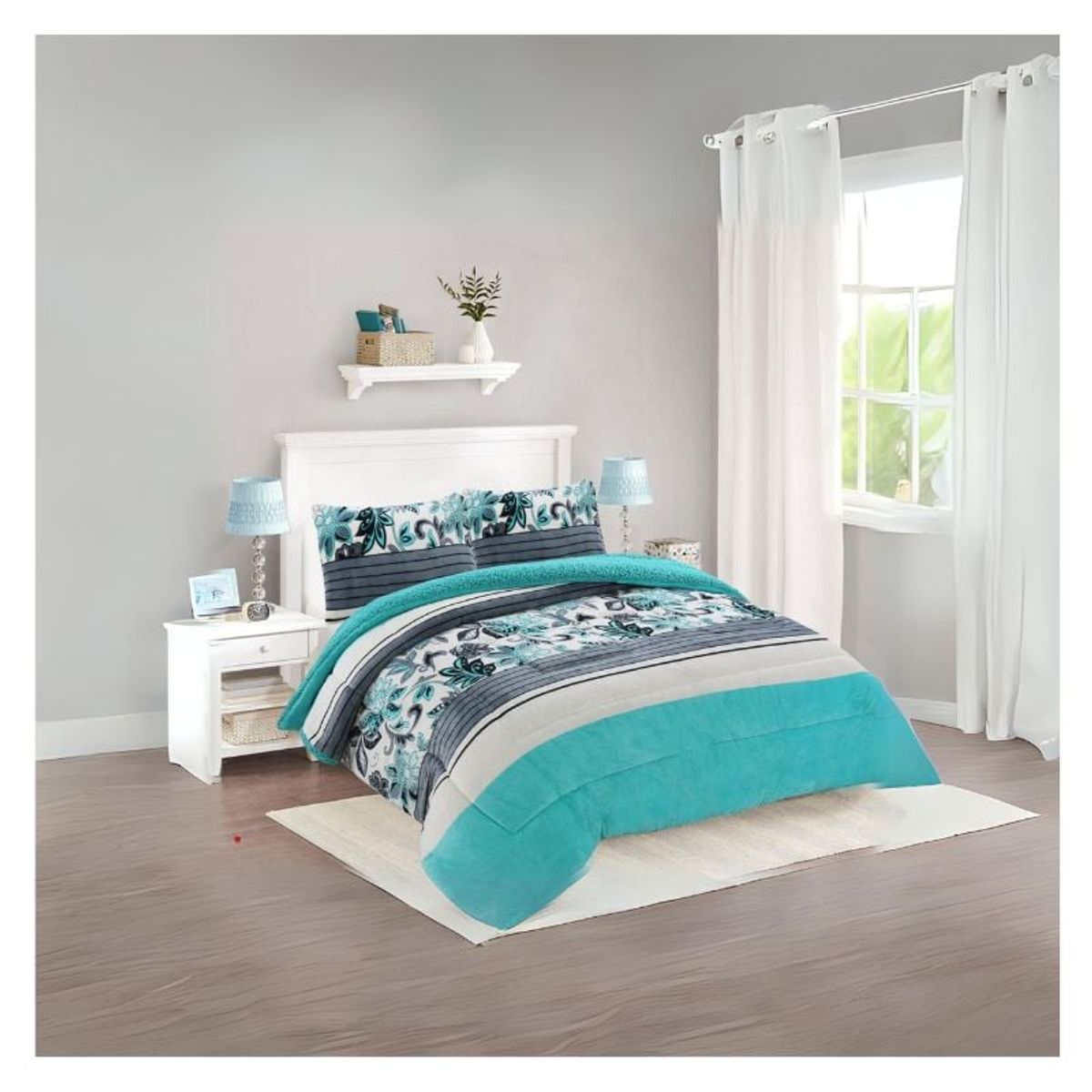 GENERICO - Cobertor Invierno Plush Plaza y Media De Diseños Con Chiporro