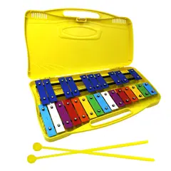 TIOZONEY - Percusión Profesional Con Xilófono Glockenspiel De 25 Notas