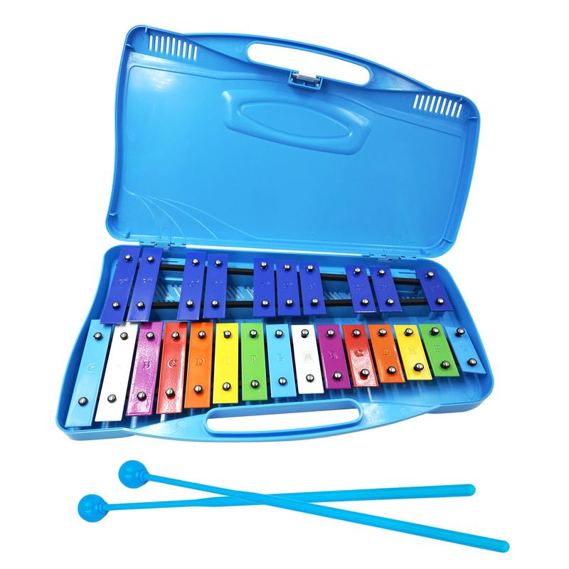 TIOZONEY - Percusión Profesional Con Xilófono Glockenspiel De 25 Notas