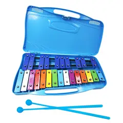 TIOZONEY - Percusión Profesional Con Xilófono Glockenspiel De 25 Notas