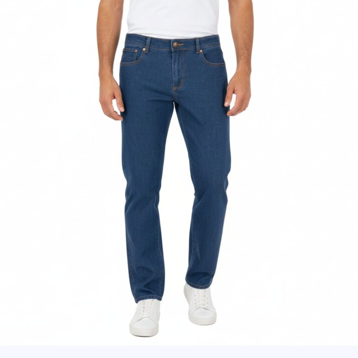 T-WORLD - Jeans Hombre Denim Corte Recto Stretch Free Action Line