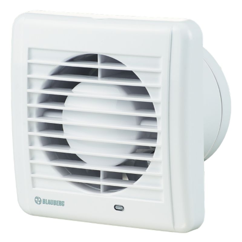 BLAUBERG - Extractor de aire silencioso para baño 4'' AERO STILL 100