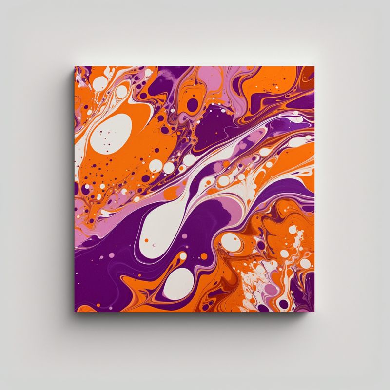 GENERICO - Pinturas Decorativas Vintage Color Camuflaje 80x80 Cm