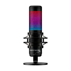 HYPERX - Micrófono Profesional Gamer Quadcast S RGB Negro
