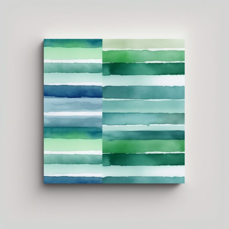 GENERICO - Cuadro Espectacular: Naturaleza Viva, Acuarela 70x70 Cm