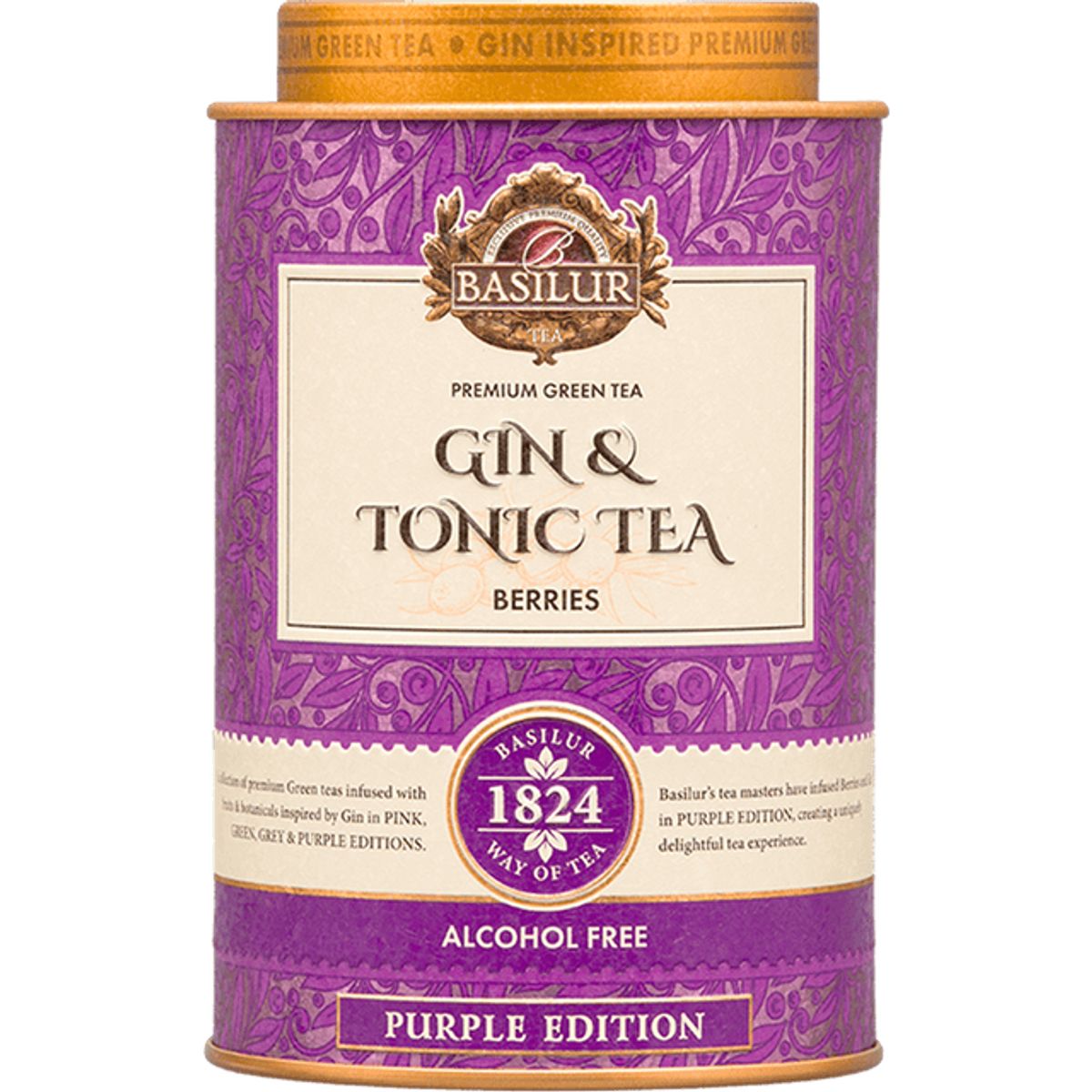 BASILUR - Gin Tonic Berries Tea - 25 Piramides - Basilur