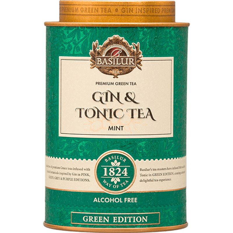 BASILUR - Gin Menta Refrescante Tea - 25 Piramides - Basilur