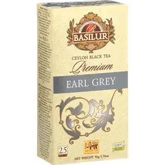 BASILUR - Té Premium - Earl Grey - 25 Bolsitas -