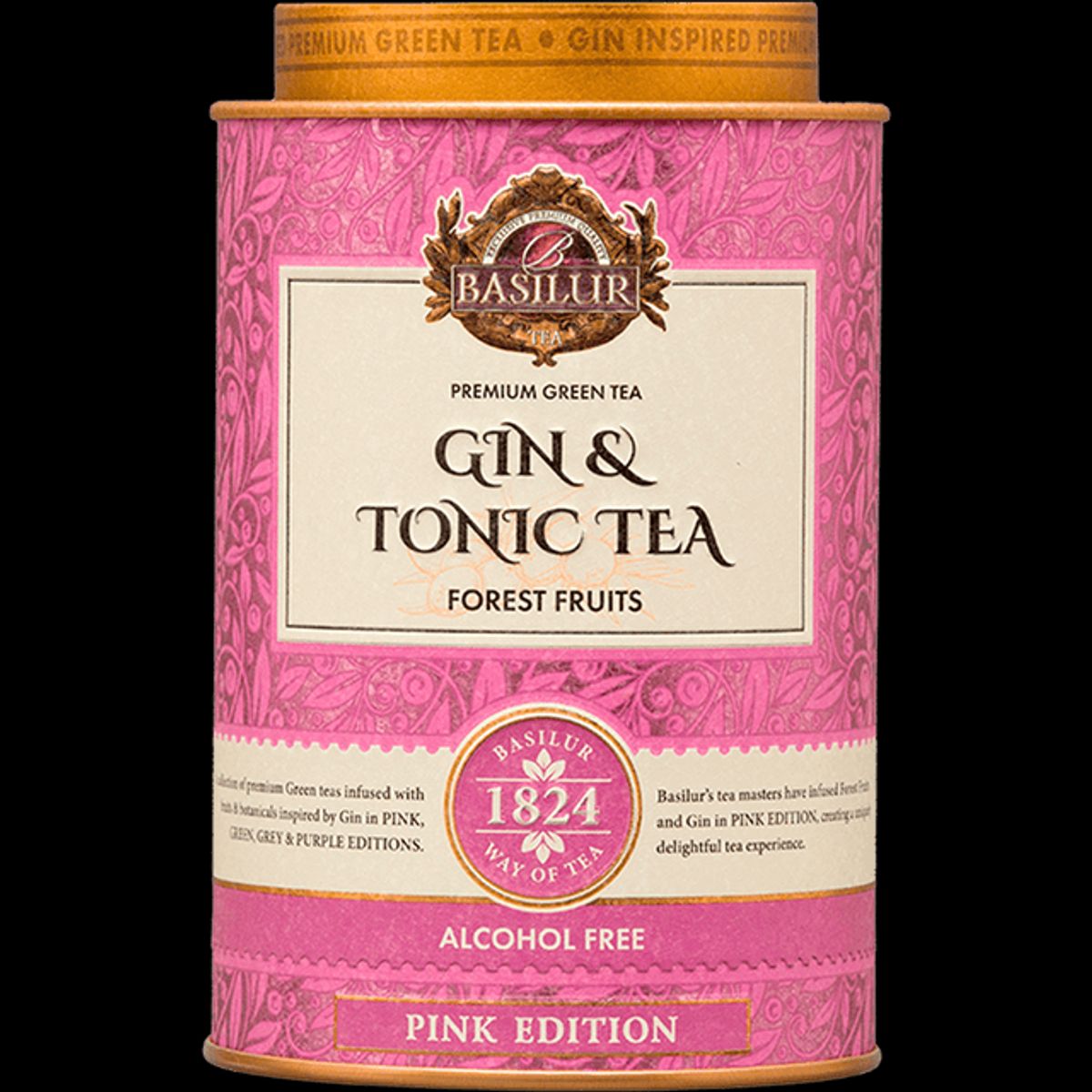 BASILUR - Gin Tonic FOREST PINK 25 Piramides - Basilur