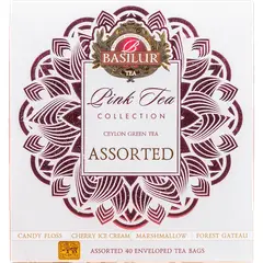 BASILUR - Pink Tea Collection 40 Bolsitas -