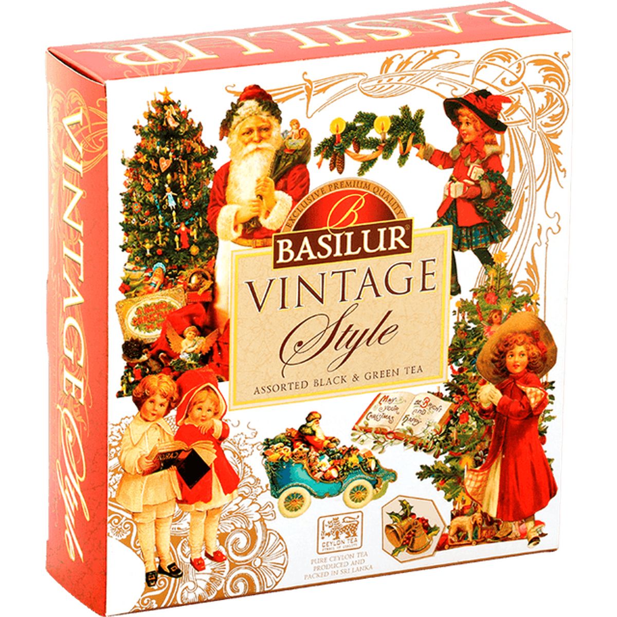 BASILUR - Te Negro - Vintage Assorted - 40 Bolsas - Basilur