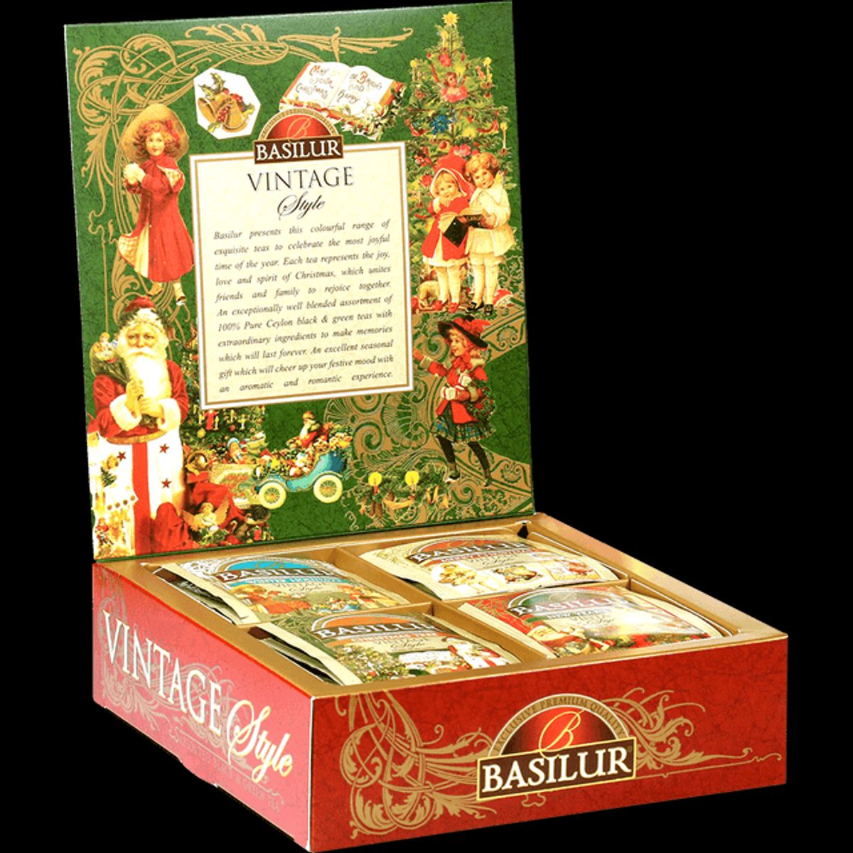 BASILUR - Te Negro - Vintage Assorted - 40 Bolsas - Basilur