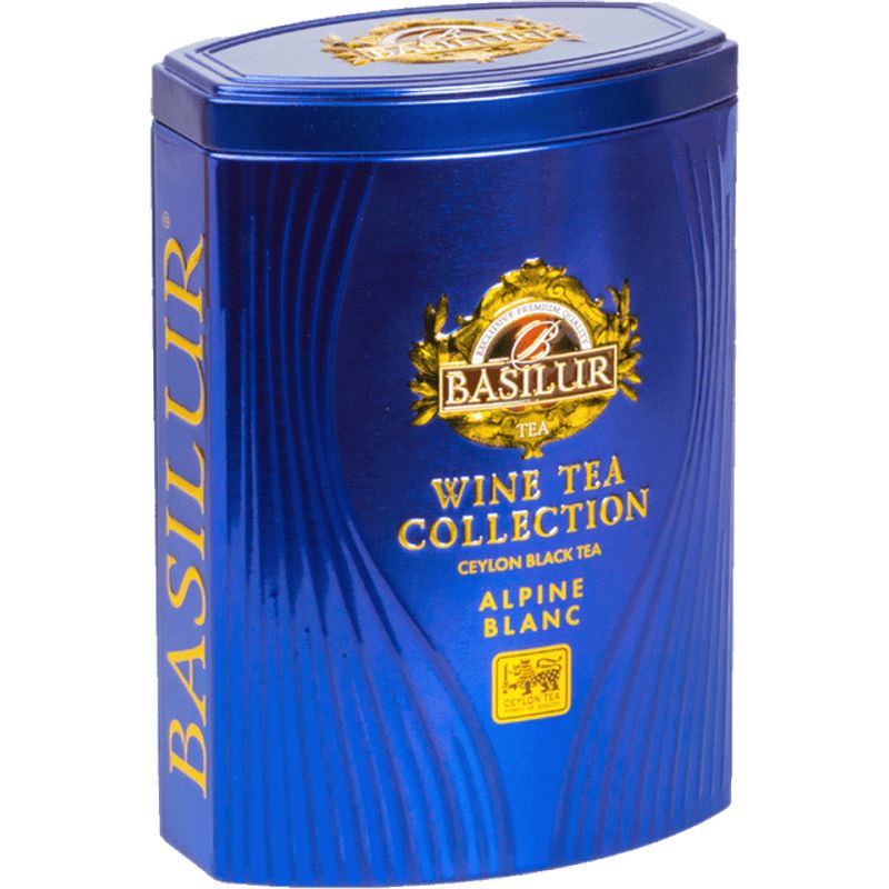 BASILUR - Wine Tea - Alpine Black - Te Negro Vino Blanco - Basilur