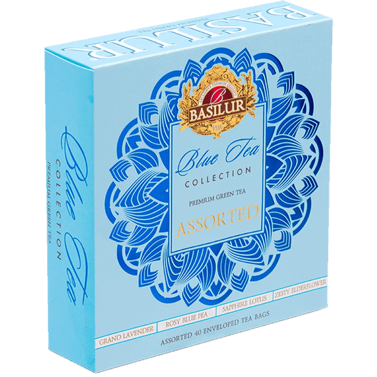 BASILUR - Blue Tea ButterFly - 40 Bolsas