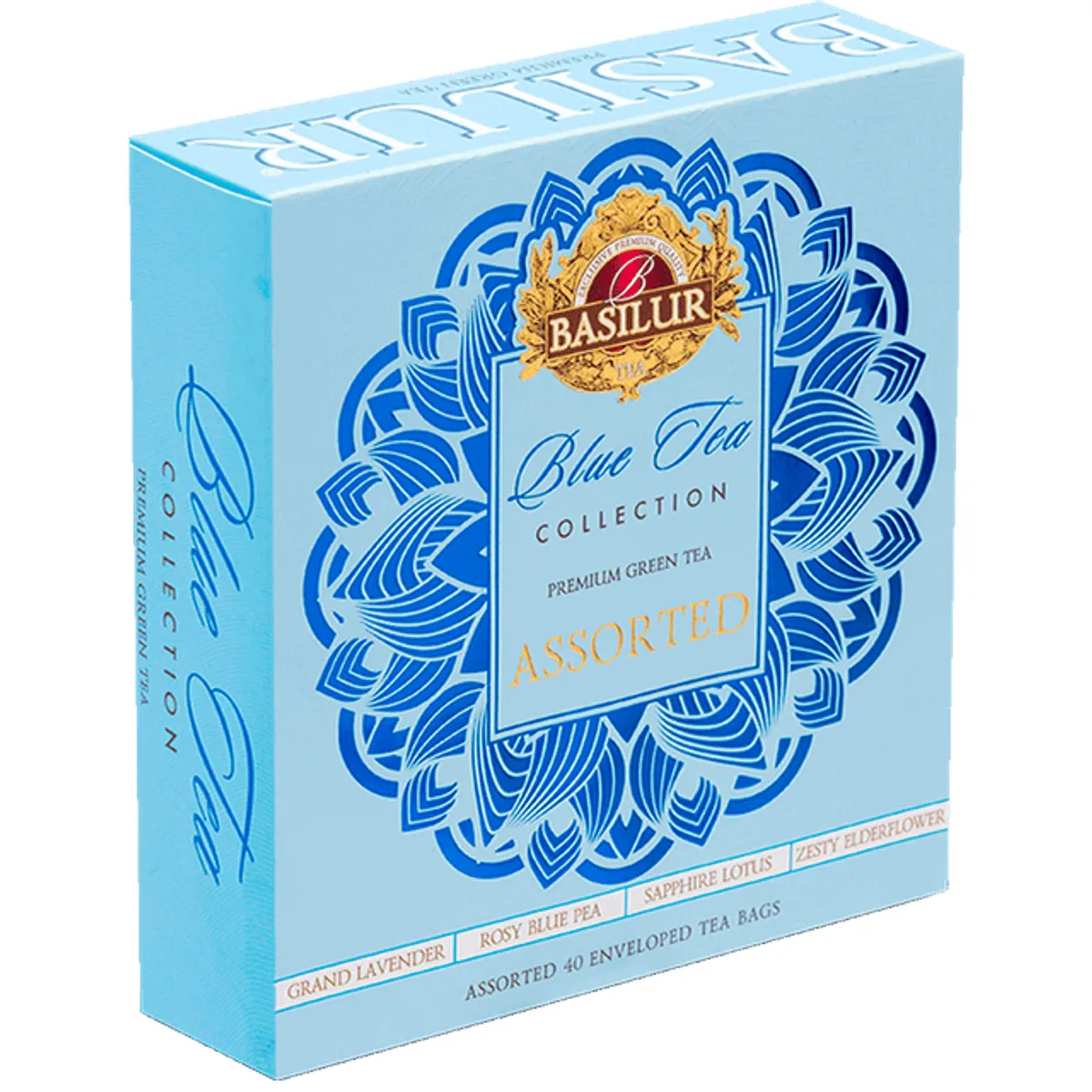 BASILUR - Blue Tea ButterFly - 40 Bolsas